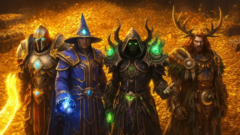Mejores clases para farmear oro en WoW TBC Classic
