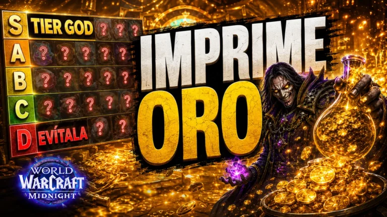 Profesiones que más oro dan en Midnight Temporada 2: Tier List